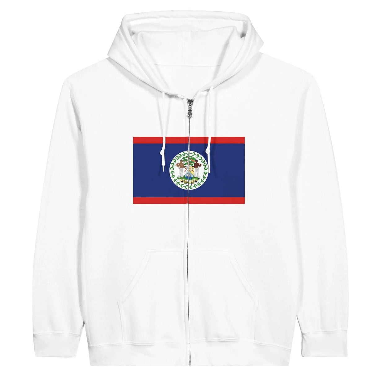 Sweat à capuche belize coton mélangé broderie confort optimal