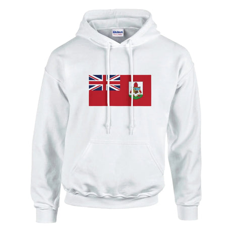 Sweat à capuche bermudes coton mélangé broderie couleur