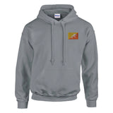 Sweat à capuche bhoutan coton mélangé broderie couleur