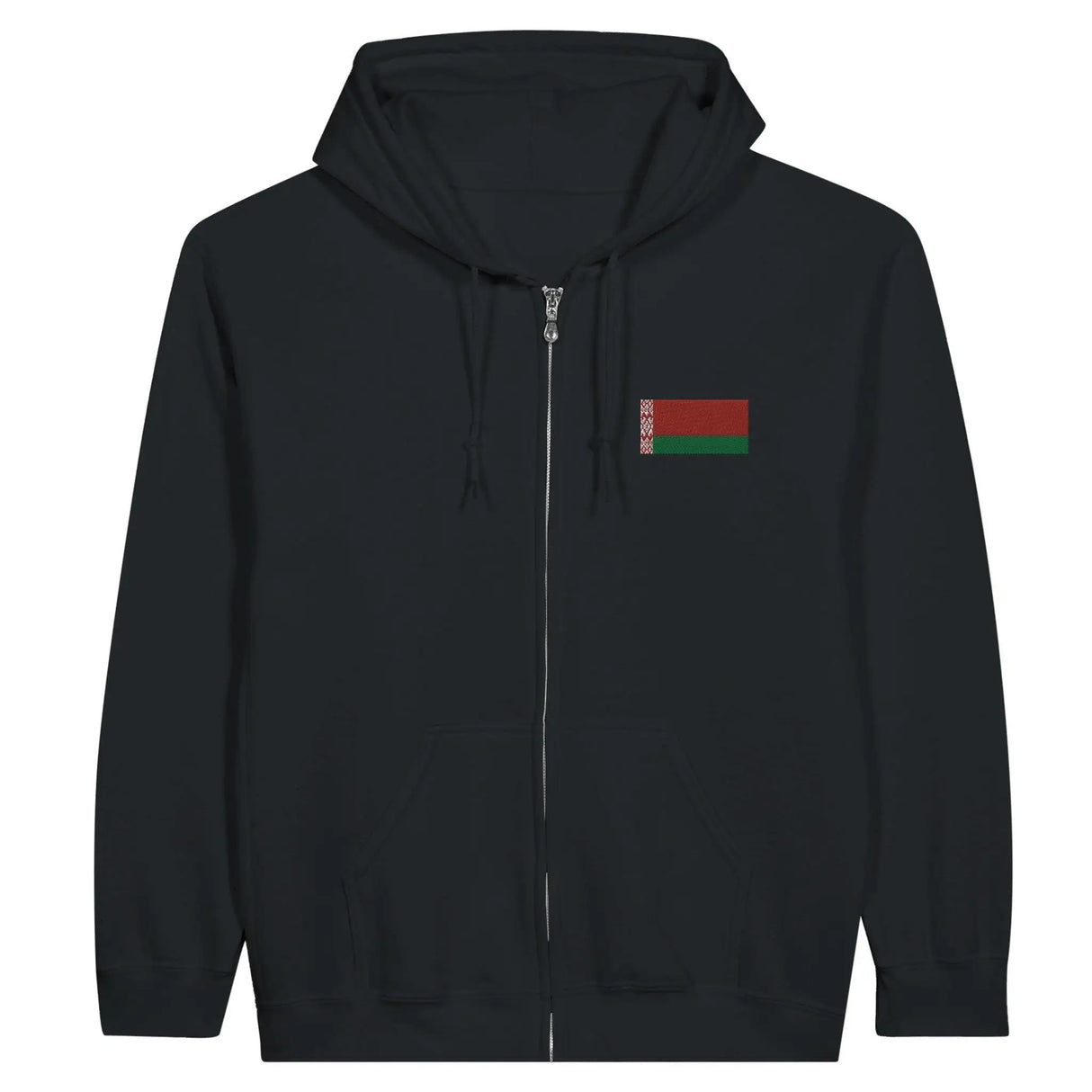 Sweat à capuche biélorussie coton mélangé broderie couleur