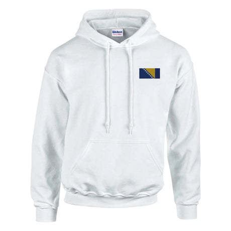 Sweat à capuche bosnie-herzégovine brodé coton mélangé