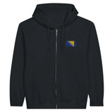 Sweat à capuche bosnie-herzégovine coton broderie couleur
