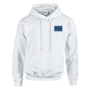 Sweat à capuche botswana coton mélangé broderie couleur