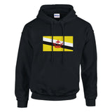 Sweat à capuche brunei coton mélangé broderie durable