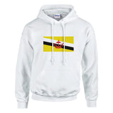 Sweat à capuche brunei coton mélangé broderie durable