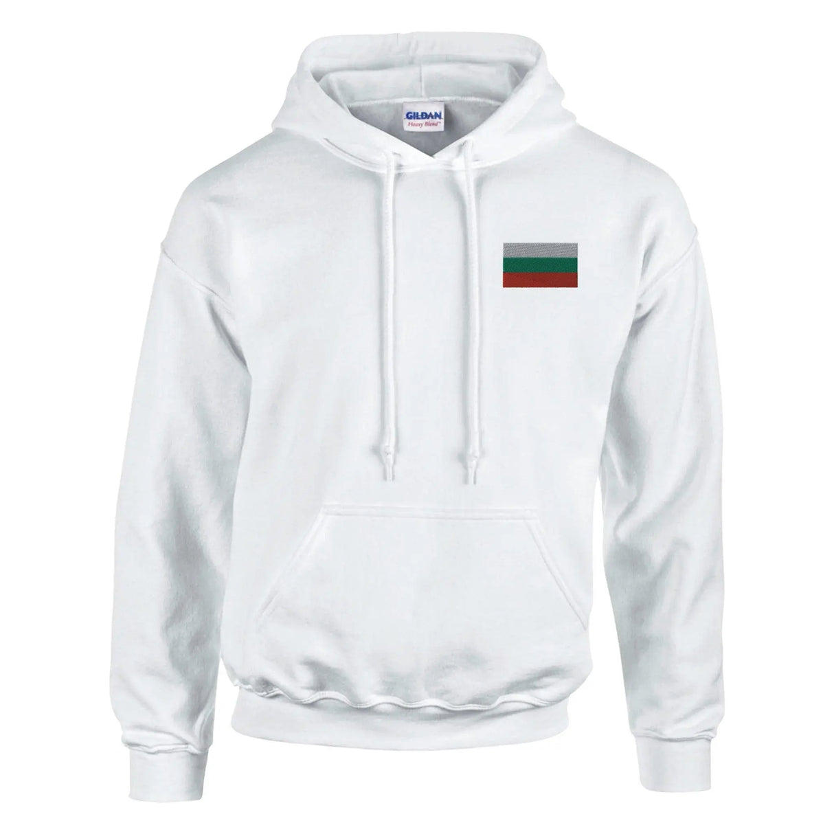 Sweat à capuche bulgarie brodé coton mélangé confortable