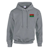Sweat à capuche burkina faso broderie coton mélangé