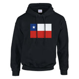 Sweat à capuche chili coton mélangé broderie couleur