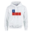 Sweat à capuche chili coton mélangé broderie couleur