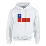 Sweat à capuche chili coton mélangé broderie couleur