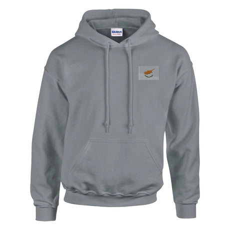Sweat à capuche chypre brodé coton mélangé confort