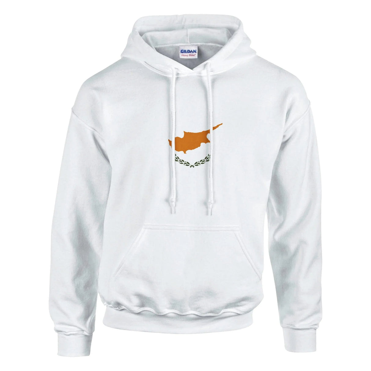Sweat à capuche chypre coton mélangé broderie couleur
