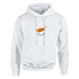 Sweat à capuche chypre coton mélangé broderie couleur