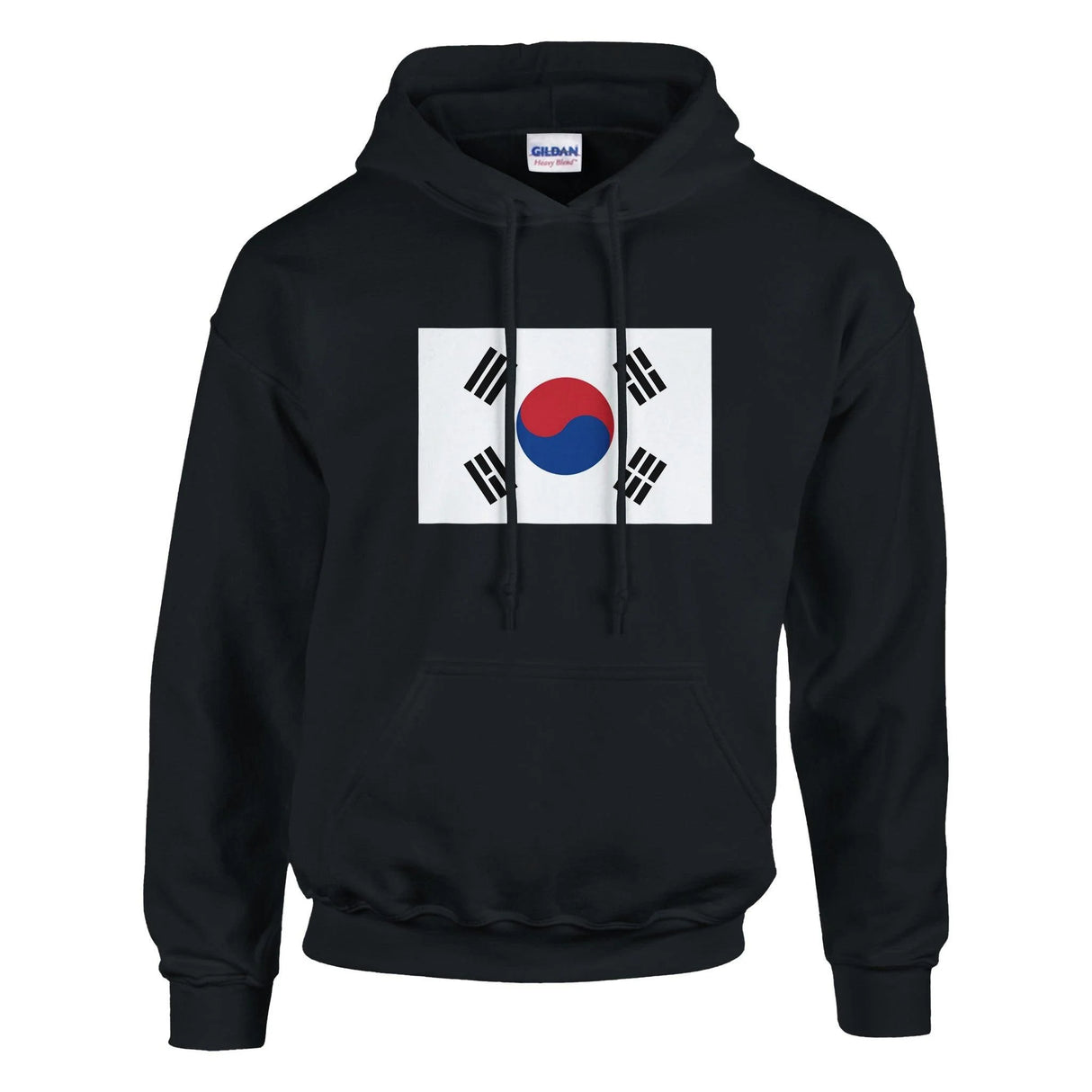 Sweat à capuche corée du sud coton mélangé broderie