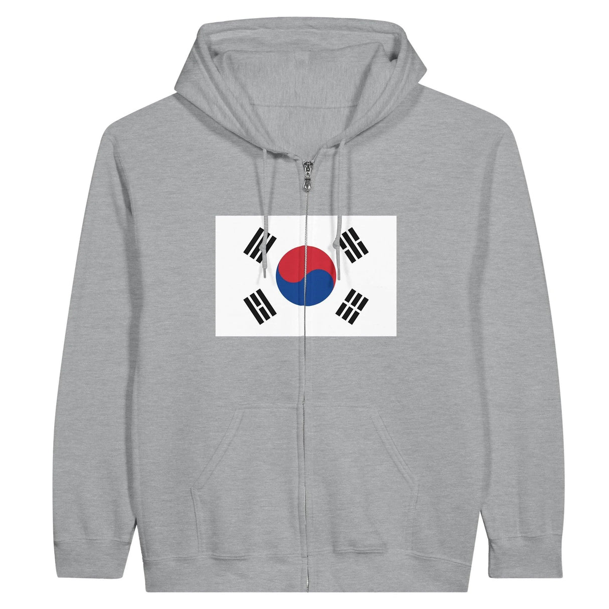Sweat à capuche corée du sud coton mélangé broderie