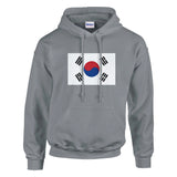Sweat à capuche corée du sud coton mélangé broderie