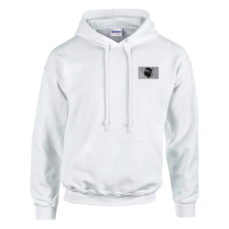 Sweat à capuche corse brodé coton mélangé capuche drapeau