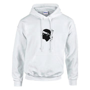 Sweat à capuche corse coton mélangé brodé couleur