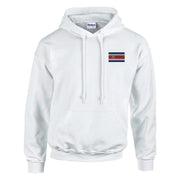 Sweat à capuche costa rica broderie couleur coton mélangé
