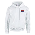 Sweat à capuche croatie broderie coton mélangé