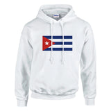 Sweat à capuche cuba coton mélangé broderie confortable