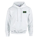 Sweat à capuche dominique broderie couleur coton mélangé