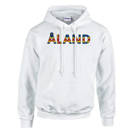 Sweat drapeau åland en écriture - pixelforma