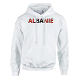 Sweat drapeau albanie en écriture - pixelforma