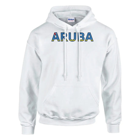 Sweat drapeau aruba en écriture - pixelforma