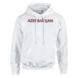 Sweat drapeau azerbaïdjan en écriture - pixelforma