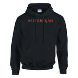 Sweat drapeau azerbaïdjan en écriture - pixelforma