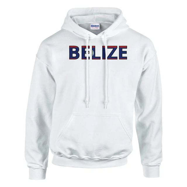 Sweat drapeau belize en écriture - pixelforma