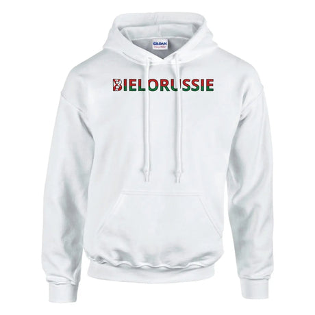 Sweat drapeau biélorussie en écriture - pixelforma