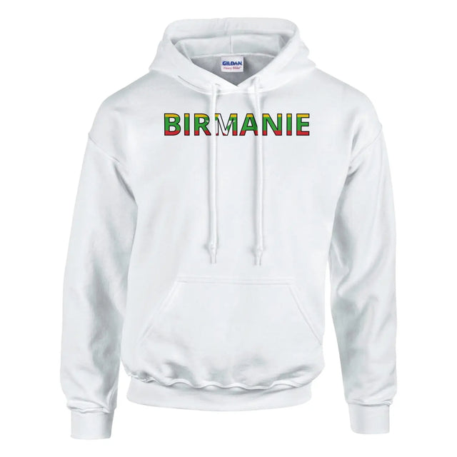 Sweat drapeau birmanie en écriture - pixelforma