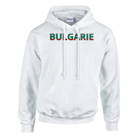 Sweat drapeau bulgarie en écriture - pixelforma