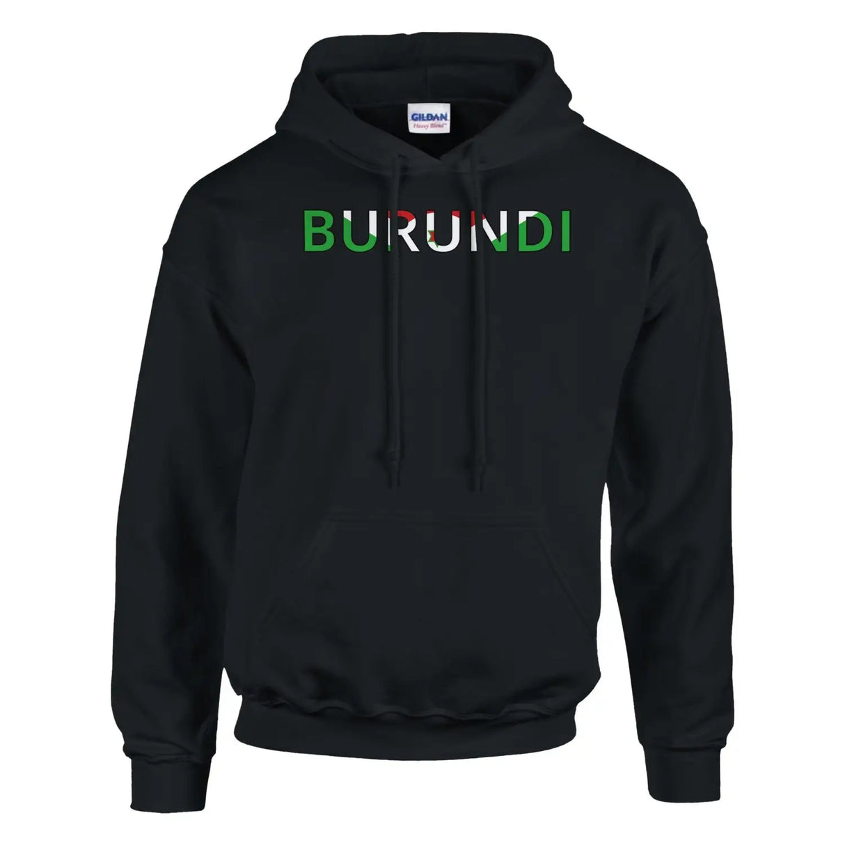 Sweat drapeau burundi en écriture - pixelforma