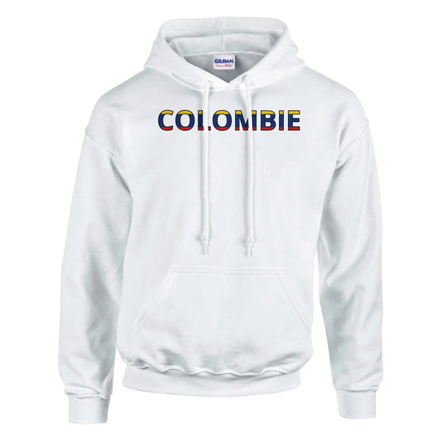 Sweat drapeau colombie en écriture - pixelforma