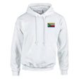 Sweat à capuche drapeau comores coton mélangé brodé