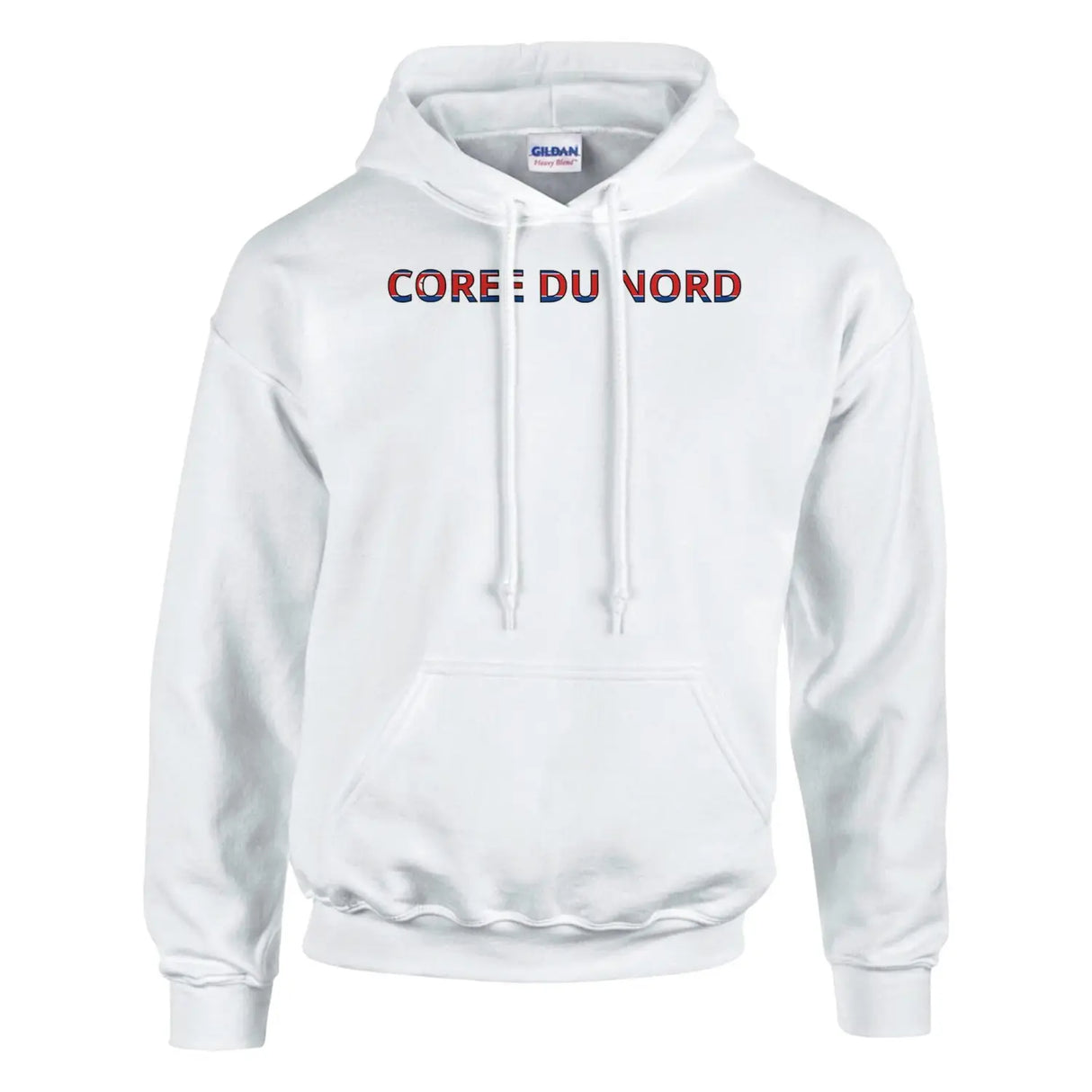 Sweat drapeau corée du nord en écriture - pixelforma