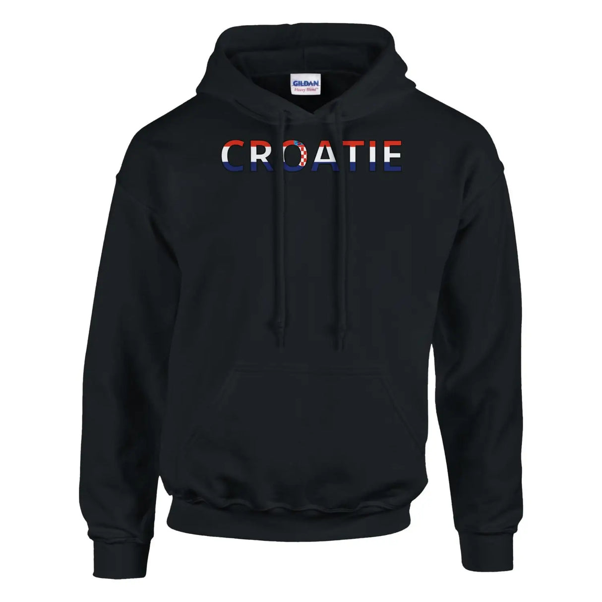 Sweat drapeau croatie en écriture - pixelforma