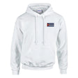 Sweat à capuche drapeau cuba brodé coton mélangé