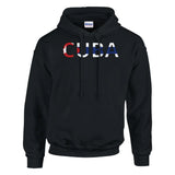 Sweat drapeau cuba en écriture - pixelforma