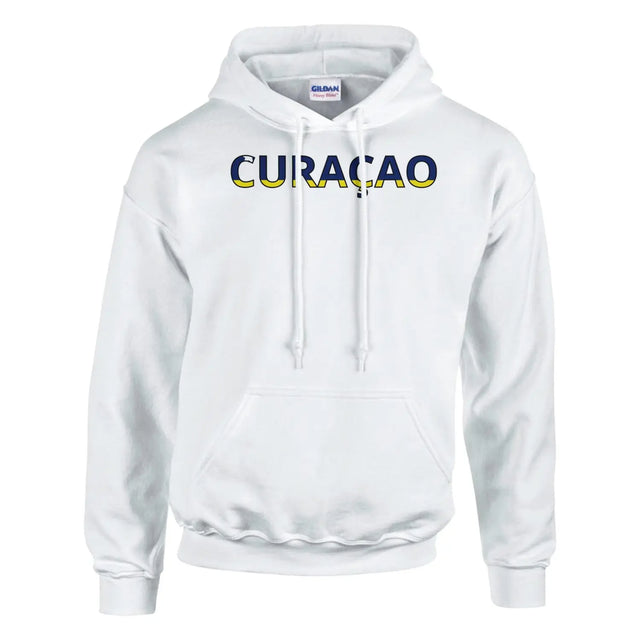 Sweat drapeau curaçao en écriture - pixelforma