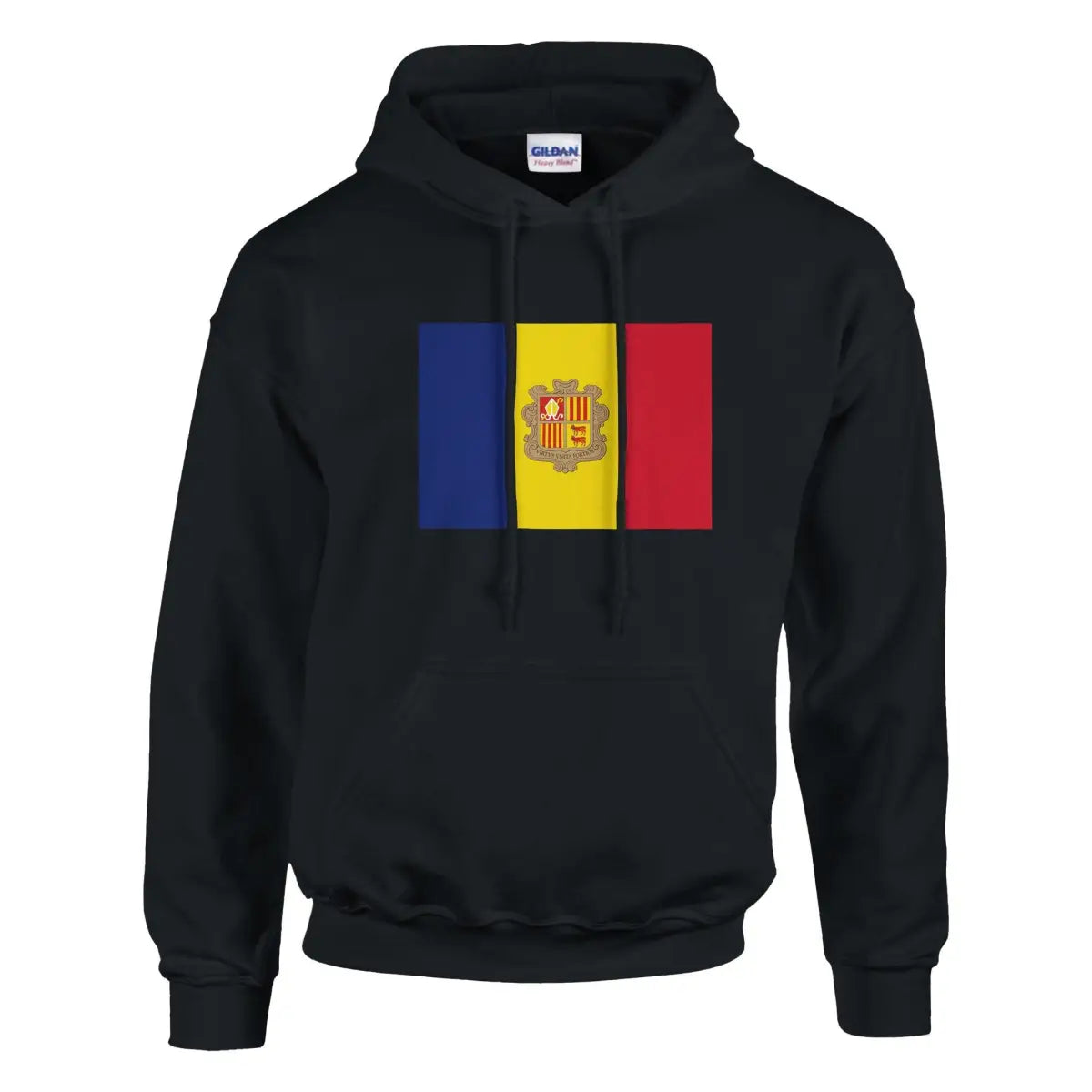 Sweat à capuche Drapeau d'Andorre - Pixelforma 