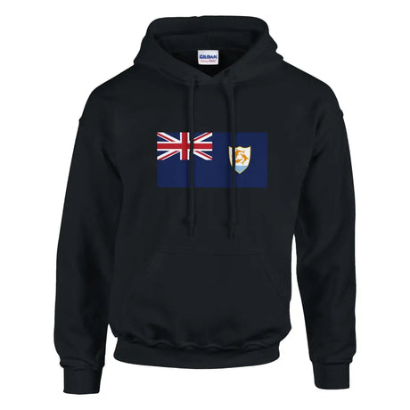 Sweat à capuche Drapeau d'Anguilla - Pixelforma 