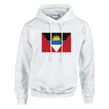 Sweat à capuche drapeau d’antigua-et-barbuda coton mélangé