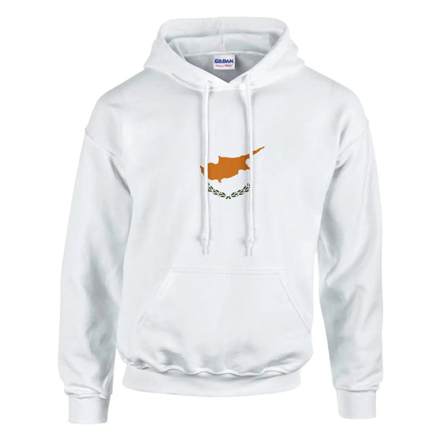 Sweat à capuche Drapeau de Chypre - Pixelforma 