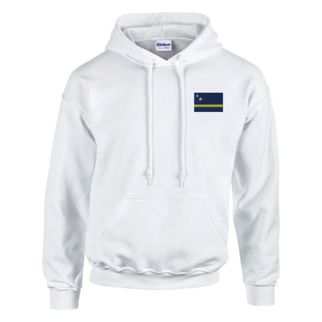 Sweat à capuche Drapeau de Curaçao en broderie - Pixelforma 