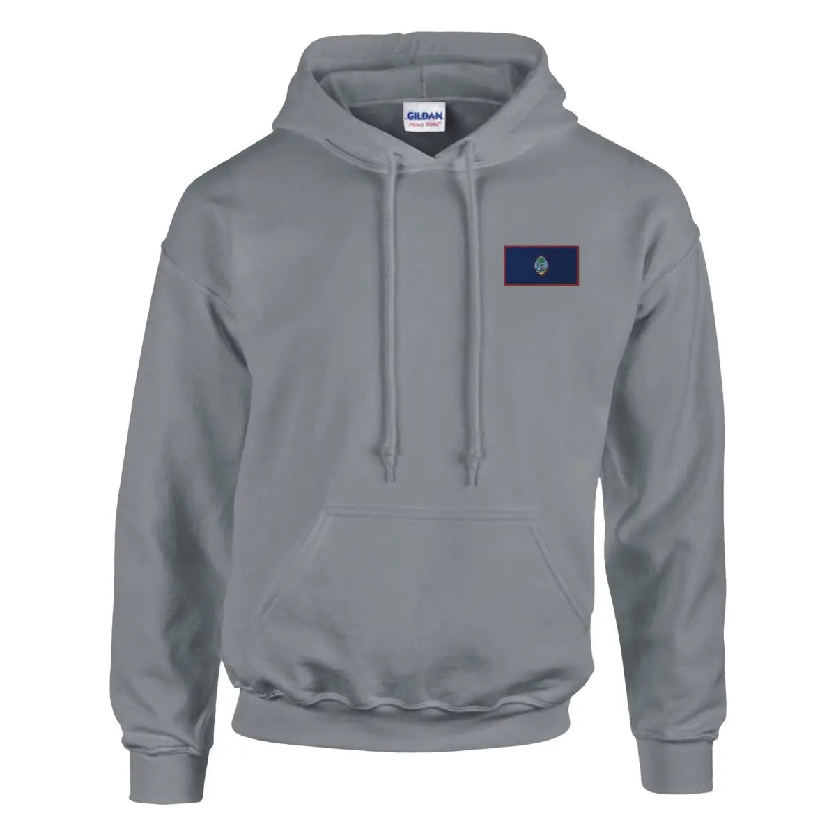 Sweat à capuche Drapeau de Guam en broderie - Pixelforma 