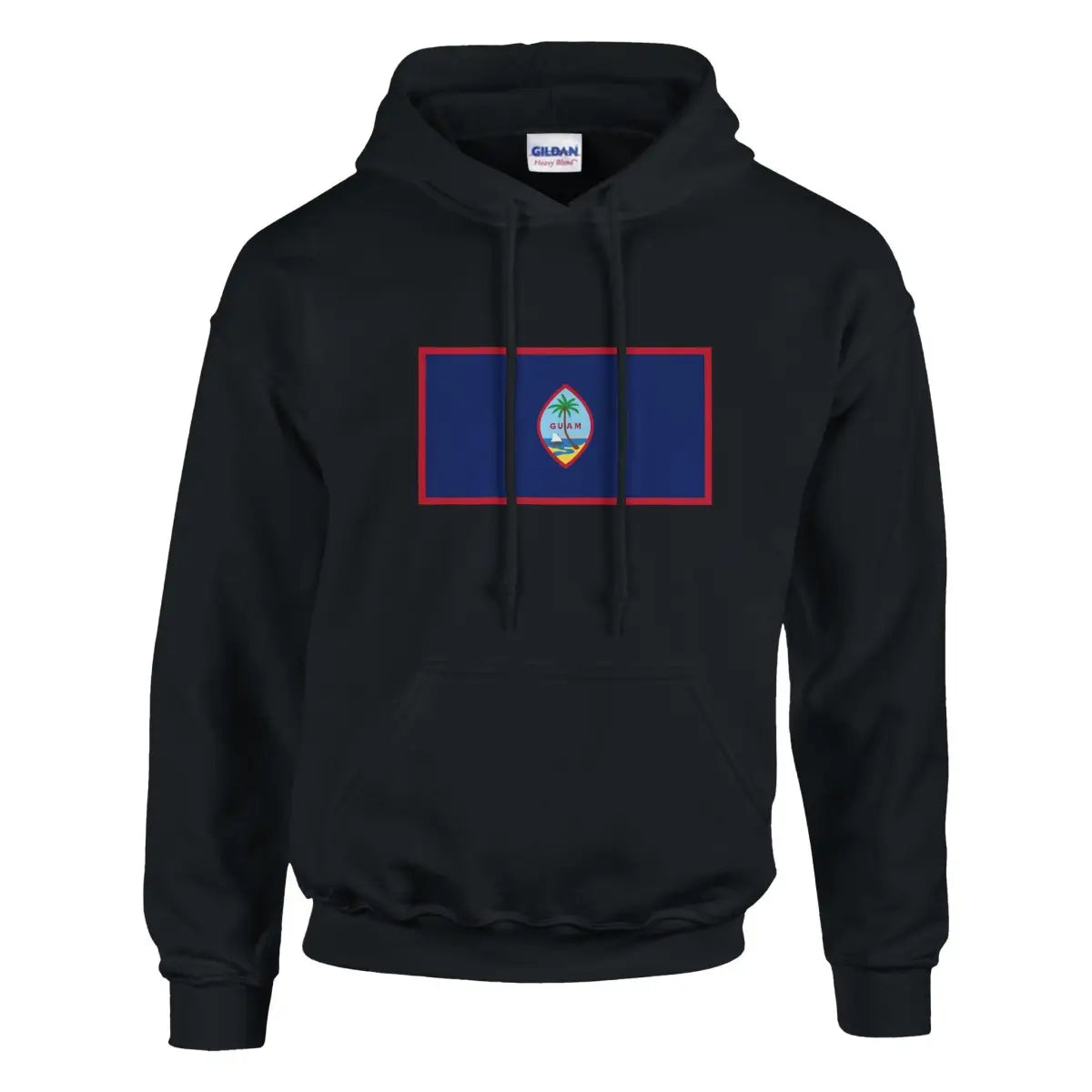 Sweat à capuche Drapeau de Guam - Pixelforma 